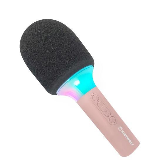 Kidywolf Microfone de Karaoke Rosa