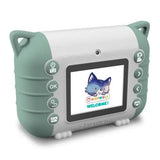 Kidywolf Máquina Fotográfica Verde com Impressão Kidywolf