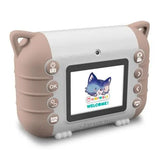 Kidywolf Máquina Fotográfica Rosa com Impressão Kidywolf