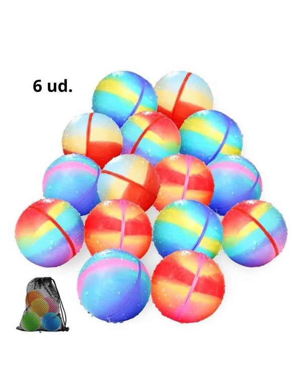 Soppycid Balões de Água Reutilizáveis Raibow