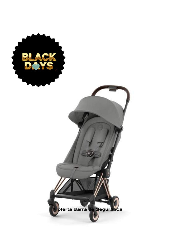 Carrinho de Bebé  Cybex Coya Rosegold Mirage Grey dark grey