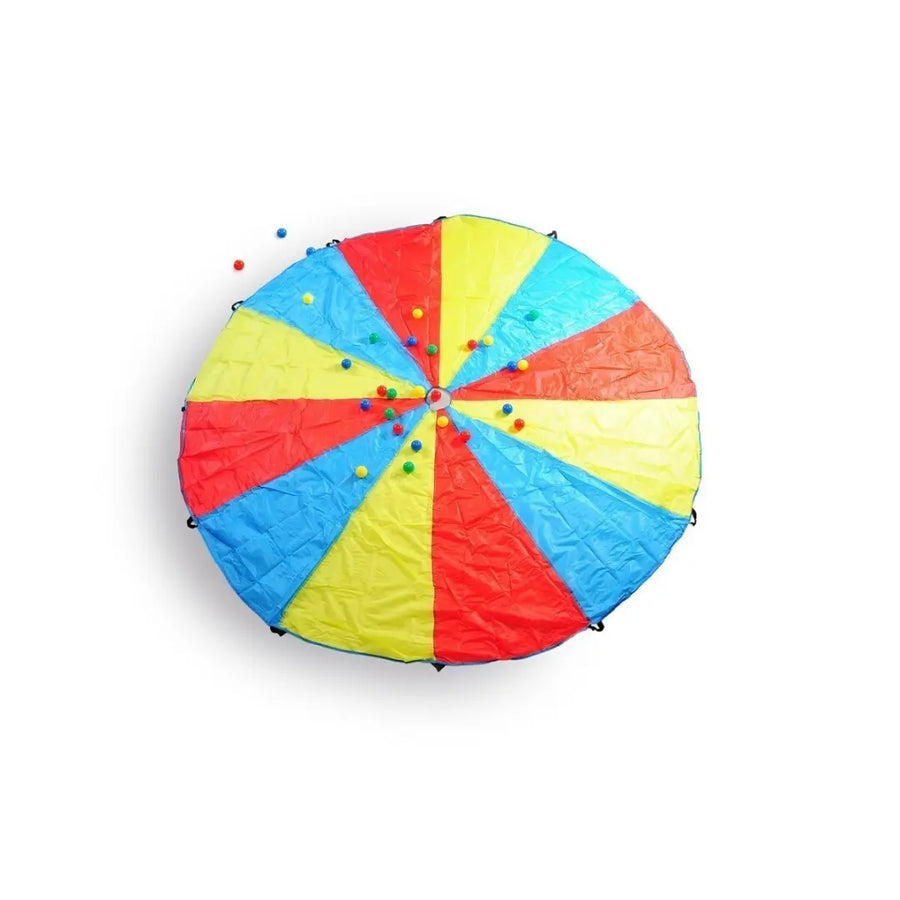 Jogo Paraquedas Colorido Com Bolas Minicool