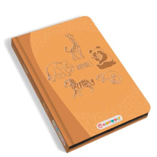 Kidywolf Bloco de Desenho com Ilustrações Animais