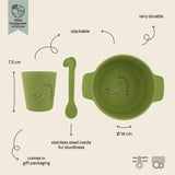Trixie Conjunto Refeição Silicone - Sr. Dino Trixie