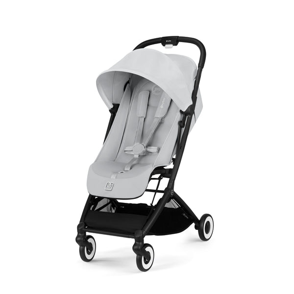 Carrinho Cybex Orfeo 2025 Black Frame/Fog Grey – Compacto, reclinável e compatível com bagagem de mão