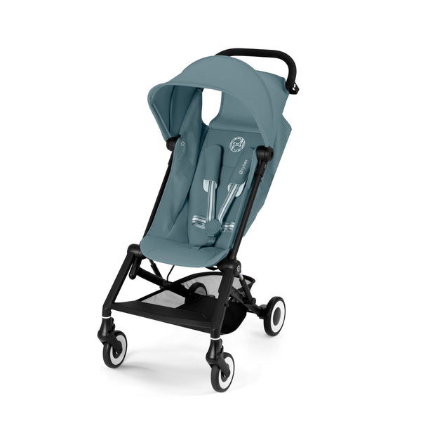 Cybex Carrinho de Bebé Agis 2025 Stormy Blue - Compacto, semi-reclinável e compatível com bagagem de mão