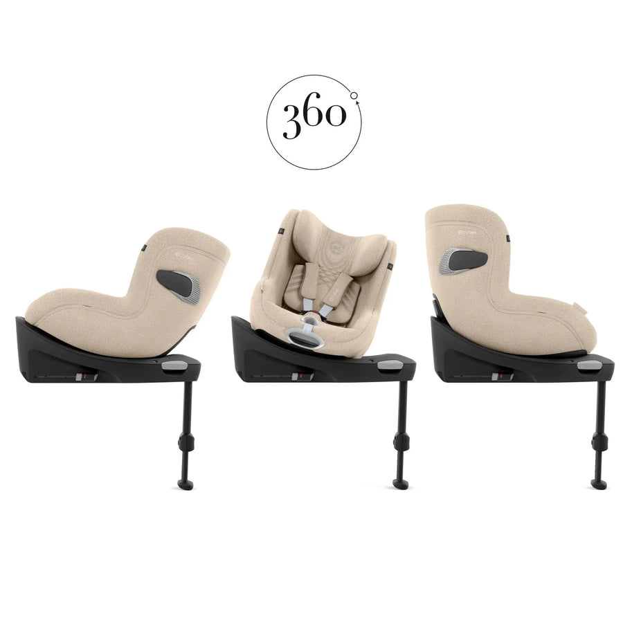 Cadeira Auto Cybex Sirona Ti Cozy Beige Plus (Com Base Isofix) Cybex Platinum