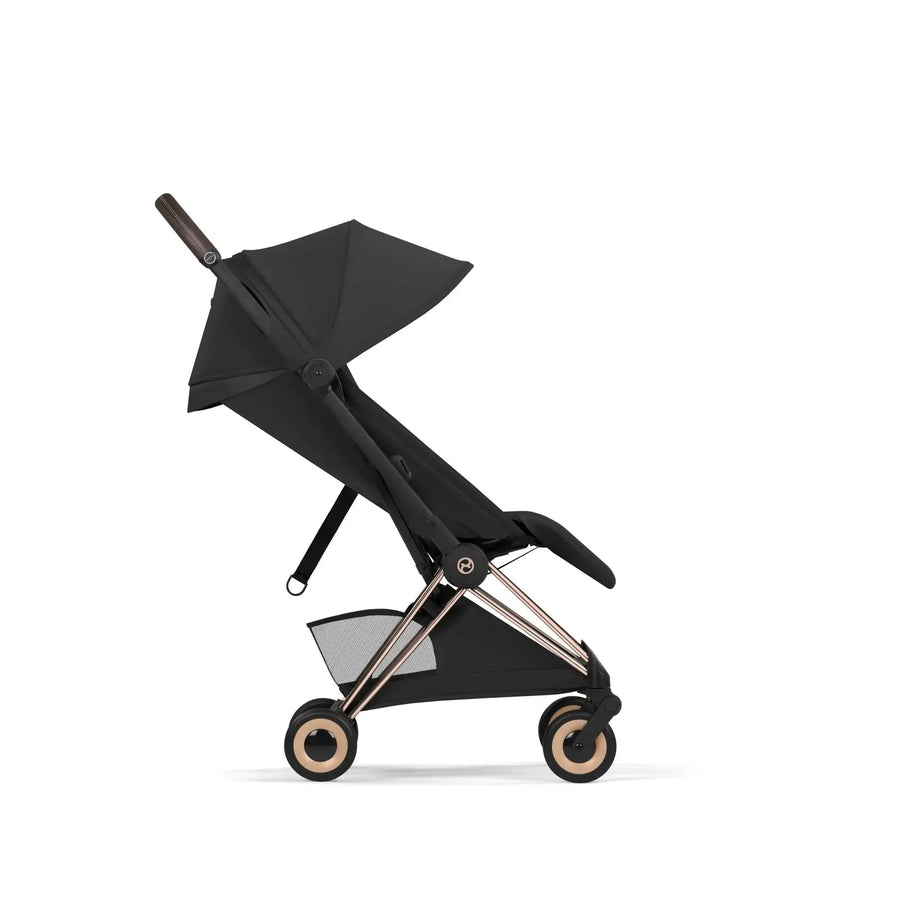 Cybex Coya Style Collection Rosegold Sepia Black 2026 - vista lateral
