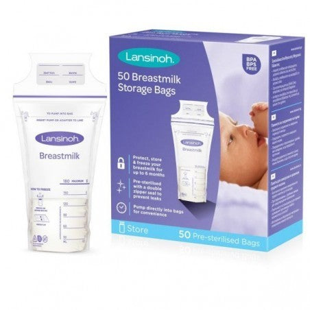 Lansinoh Sacos de Armazenamento de Leite Materno 50 uni