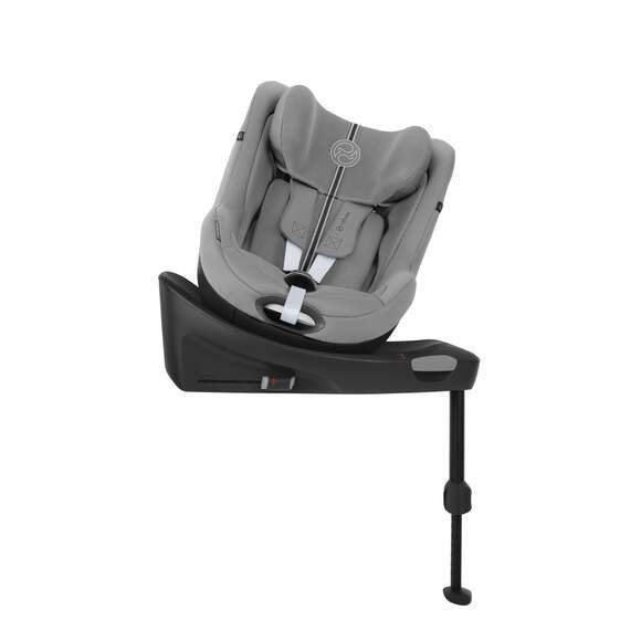 Cadeira Auto Rotativa Sirona Gi i-Size Cybex Stone Grey Plus– Com base ISOFIX incluída, dos 3 meses aos 4 anos
