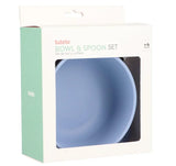 Tutete Pack Taça Silicone e Colher de Aço - Ocean Blue Tutete