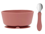 Tutete Pack Taça Silicone e Colher de Aço - Brick Blush Tutete