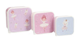 Tutete Conjunto 3 lancheiras Ballet Tutete