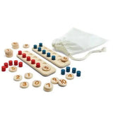 Plan Toys Quadro de Contar - Unit Link Plan Toys - brincadeiras sustentáveis