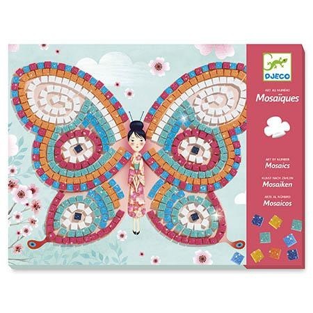 Djeco Borboletas - Mosaicos Autocolantes para Imagens
