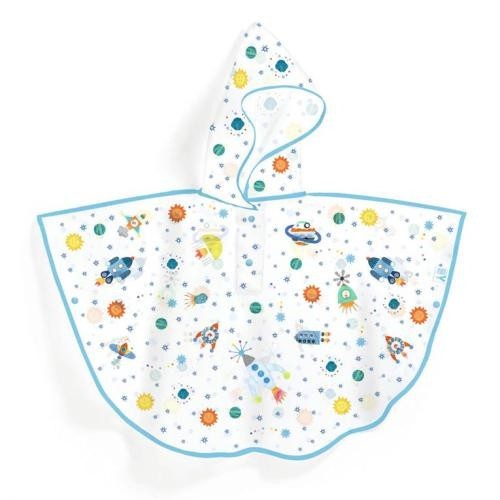 Djeco Capa de Chuva Rocket - M - 5 a 7 anos