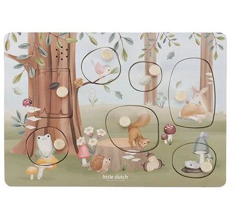 Little Dutch Puzzle de Sons – Forest Friends