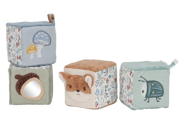 Little Dutch Cubos Fofinhos de Atividades – Set de 4 – Forest Friends