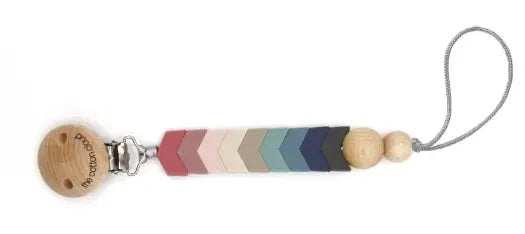 The Cotton Cloud Porta Chupeta Azul e Rosa The Cotton Cloud