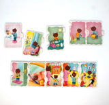 Eeboo Puzzle "Me Preparo para Ir para a Escola" eeBoo