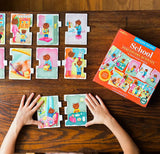 Eeboo Puzzle "Me Preparo para Ir para a Escola" eeBoo