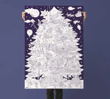 OMY Poster XL Árvore Mágica de Natal 100x70cm Omy