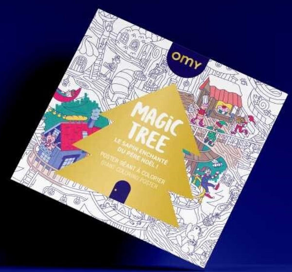OMY Poster XL Árvore Mágica de Natal 100x70cm