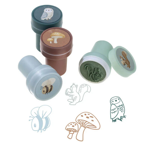 Little Dutch Conjunto de 16 Carimbos Forest Friends