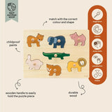 Trixie Puzzle de Animais de Madeira Trixie