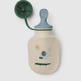 Liewood Conjunto de 2 Garrafas Silicone para Smoothie Animais da Selva Liewood