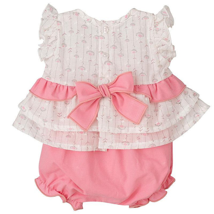 CALAMARO Conjunto Blusa Folhos Tapa Fraldas 2