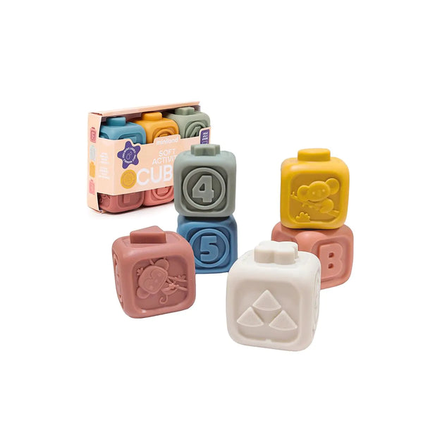 Miniland Soft Stacking Cubes | Cubos Sensoriais