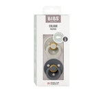 Bibs Pack 2 Chupetas Simétricas Sand/Iron - Tam. 2 | 6-18 Meses Bibs