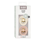 Bibs Pack 2 Chupetas Simétricas Ivory/Blush - Tam. 1 | 0-6 Meses Bibs