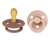 Bibs Pack 2 Chupetas Simétricas Blush/Woodchuck - Tam. 2 | 6-18 Meses Bibs