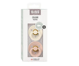 Bibs Pack 2 Chupetas Anatómicas Ivory/Blush - Tam. 1 | 0-6 Meses Bibs