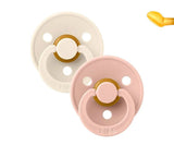 Bibs Pack 2 Chupetas Anatómicas Ivory/Blush - Tam. 1 | 0-6 Meses Bibs