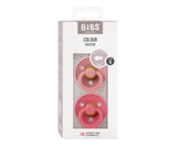 Bibs Pack 2 Chupetas Redondas Dusty Pink/Coral - Tam.2| 6-18 meses Bibs