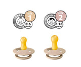 Bibs Pack 2 Chupetas Redondas Mint/Forest Lake - Tam. 2 | 6-18 Meses Bibs