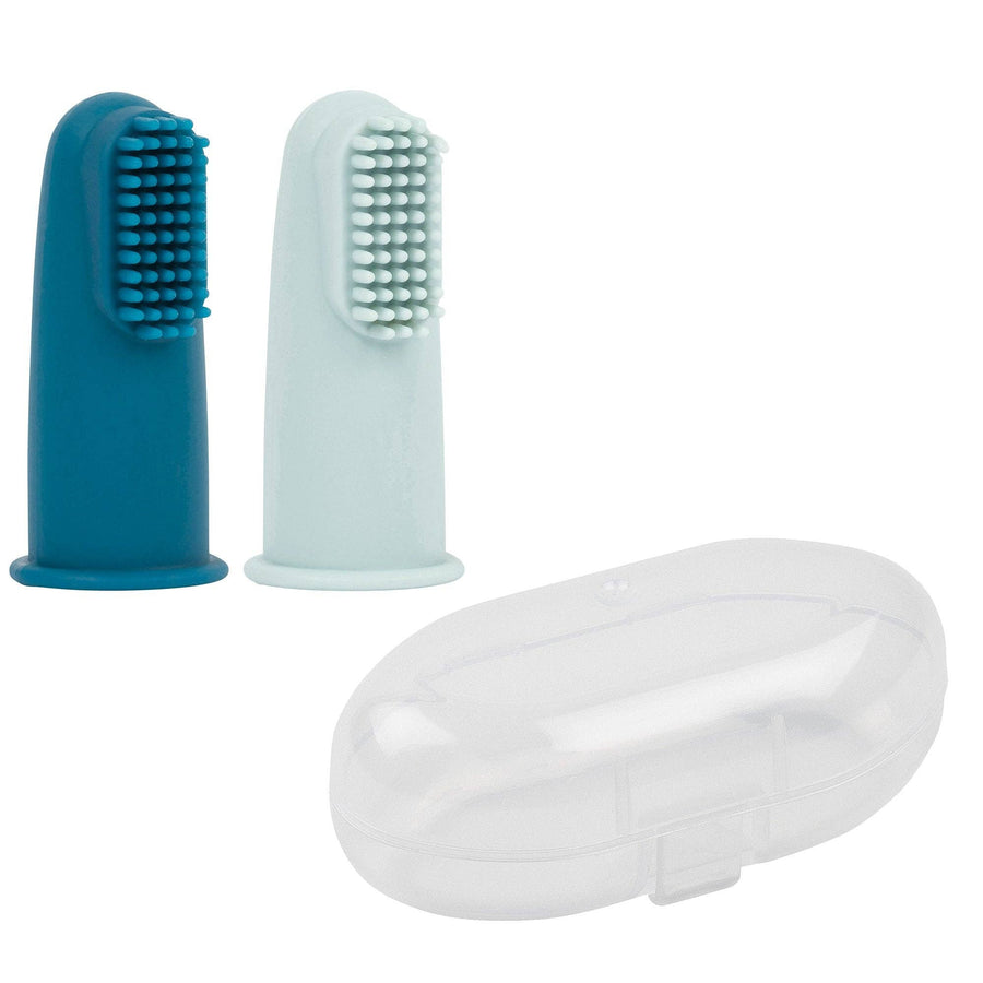 Nattou Conjunto de Escovas de Dentes para Bebé de 2 Peças em Silicone