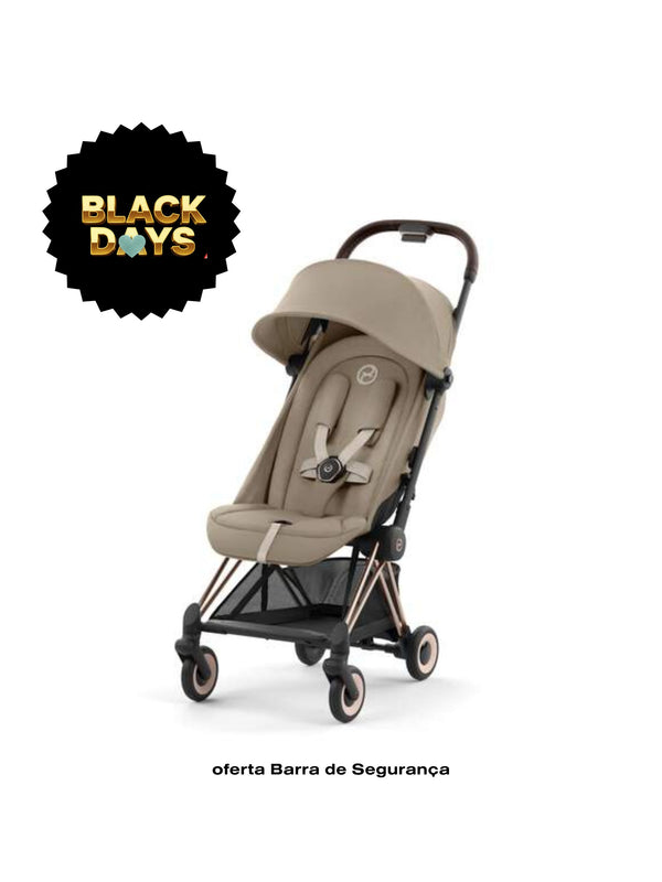 Carrinho de Bebé  Cybex Coya Rosegold Cozy Beige