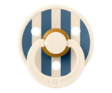 Bibs Pack 2 Chupetas Redondas Ivory Steel Blue Mix - Tam. 1 | 0-6 Meses Bibs