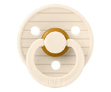 Bibs Pack 2 Chupetas Redondas Pin Ivory Vanilla Mix - Tam. 1 | 0-6 Meses Bibs