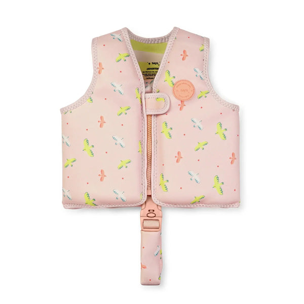 Saro Colete Aprendizagem Flutuabilidade Tropicool Pink- Tam.S