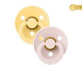 Bibs Pack 2 Chupetas Redondas Pale Butter/Petal - Tam. 2 | 6-18 Meses Bibs