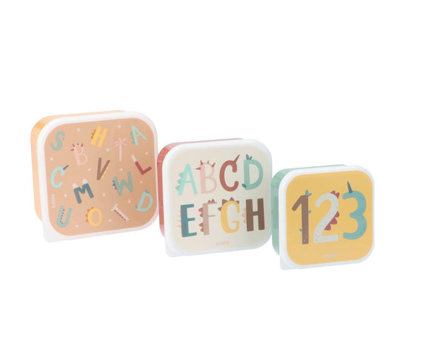 Tutete Pack 3 Lancheiras Funny Letters