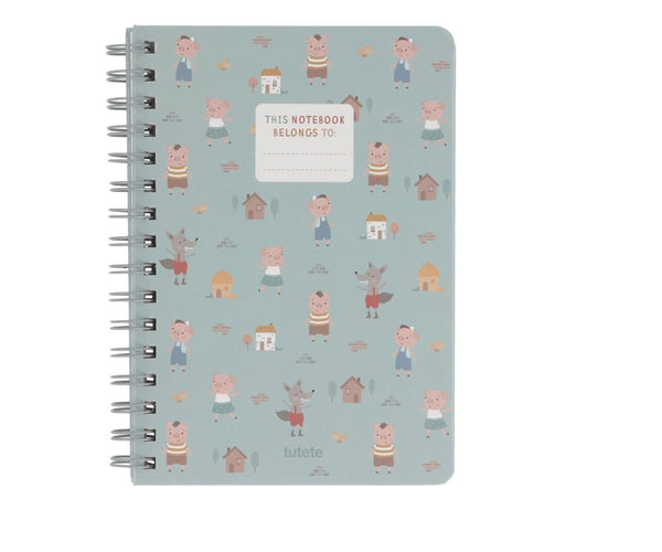 Tutete Caderno Escolar The Three Little Pigs