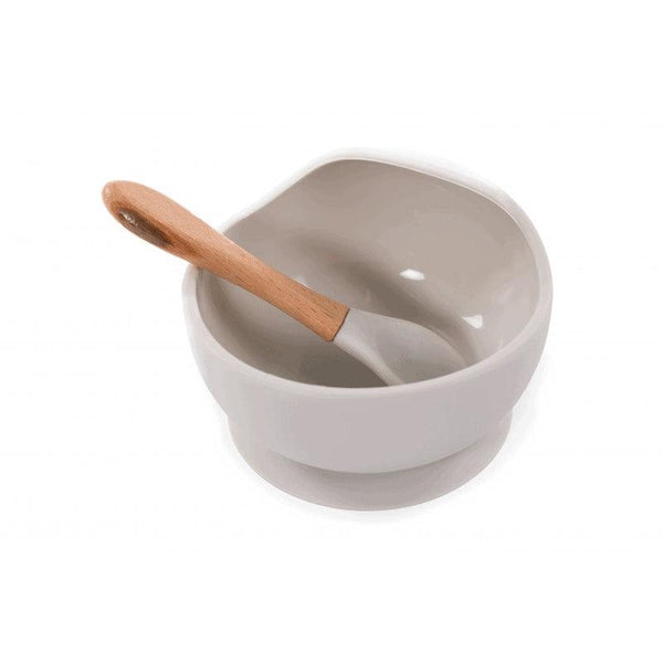 BJ Set de Alimentação Bowl Natural Cinza