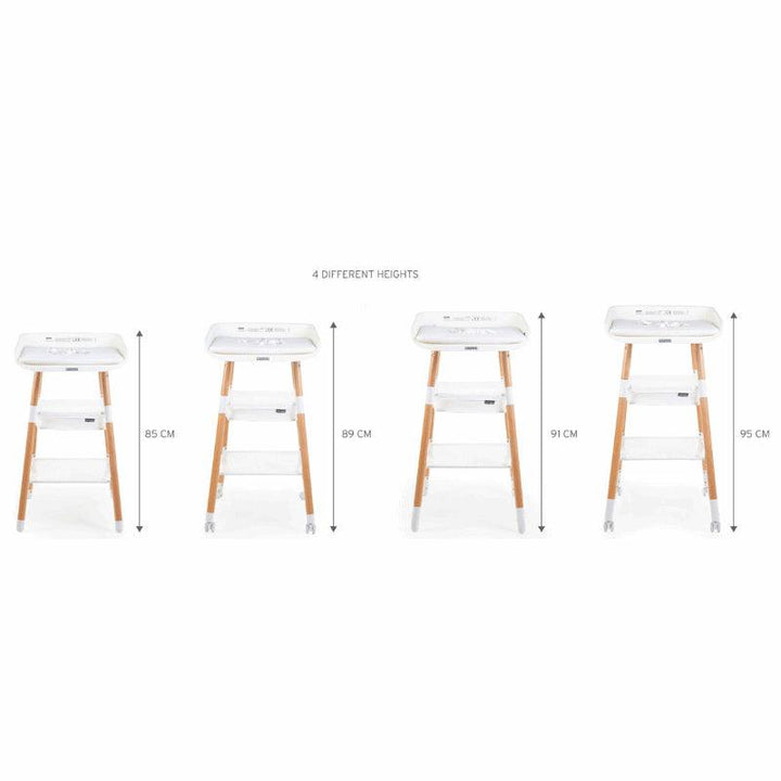ChildHome Móvel Muda Fraldas Evolux Natural Branco