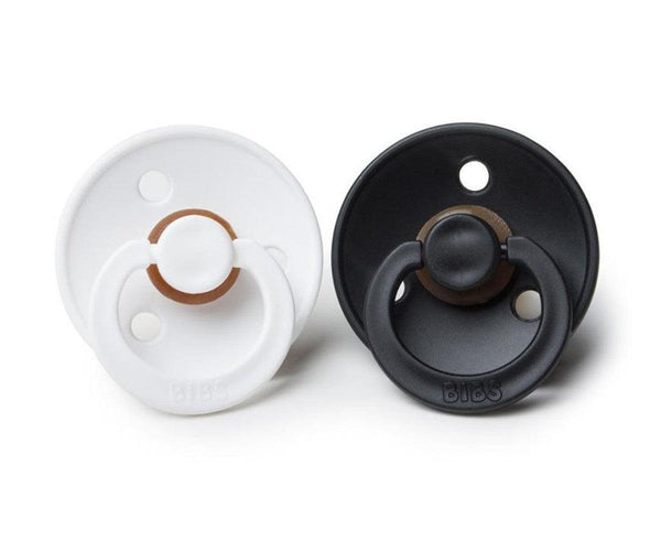 BIBS Pack 2 Chupetas Black/White Tam. 1